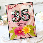 Delicate Circles Hot Foil Plate