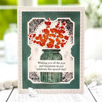 Mercury Glass Hot Foil Plate