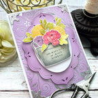 Ornate Swirls Hot Foil Plate