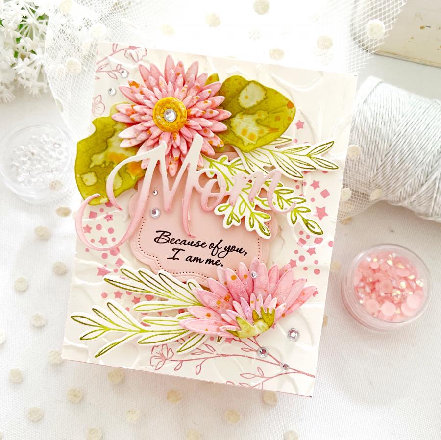 Flower Garden Hot Foil Plate