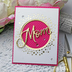 Confetti Circle Hot Foil Plate