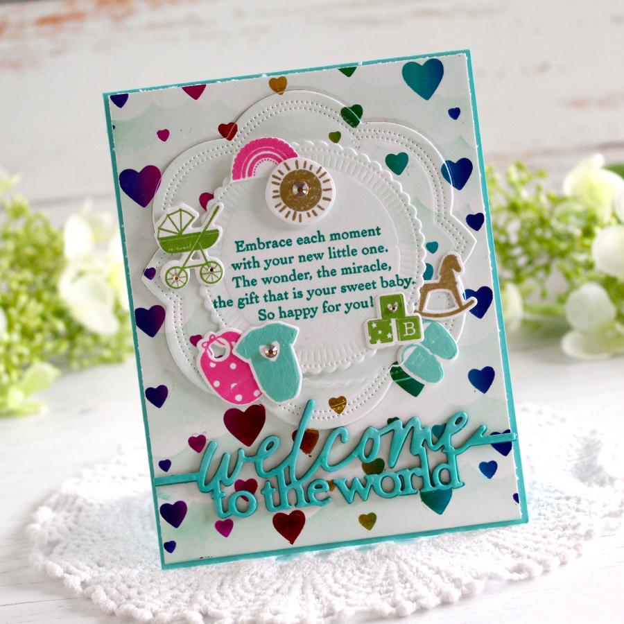 From the Heart Hot Foil Plate