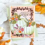 Exquisite Leaf Frame Hot Foil Plate