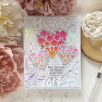Ornamental Swirl Hot Foil Plate
