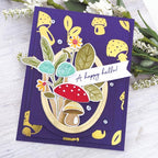 Wild About Mushrooms Hot Foil Plate