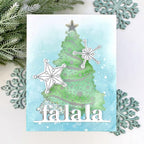 Sparkling Tree Hot Foil Plate + Coordinating Die