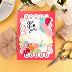 Perfectly Coiled: Rectangle Hot Foil Plate