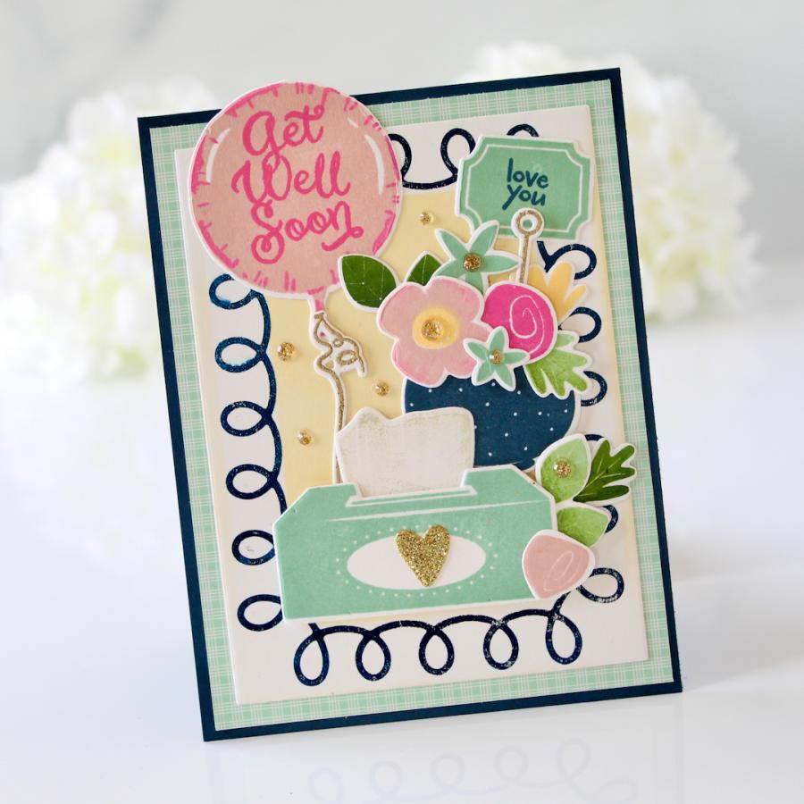 Perfectly Coiled: Rectangle Hot Foil Plate