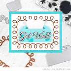 Perfectly Coiled: Rectangle Hot Foil Plate