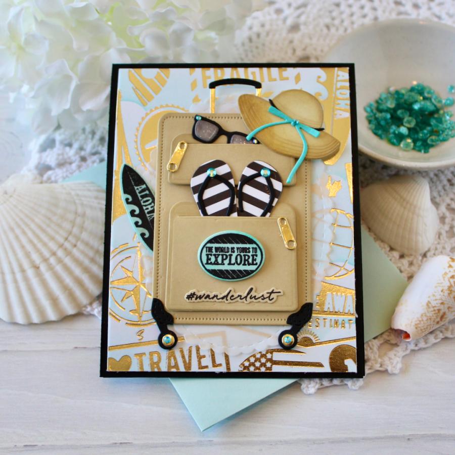 Well Traveled Hot Foil Plate