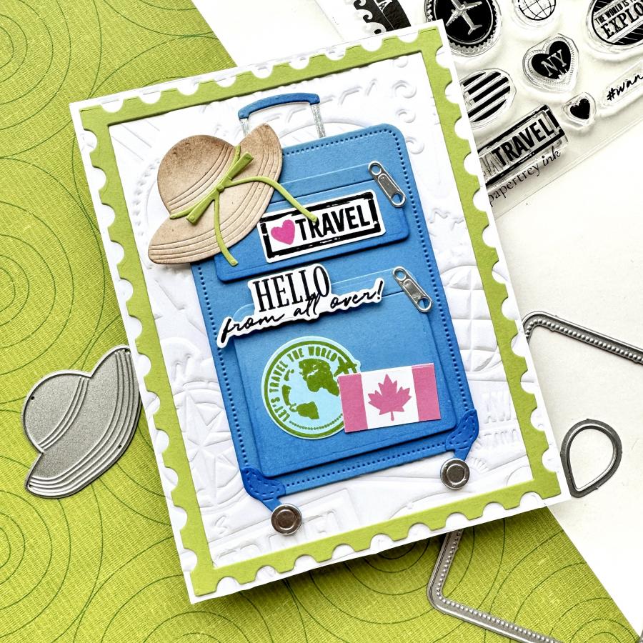 Well Traveled Hot Foil Plate
