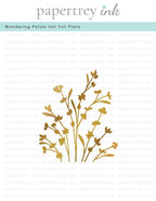 Wandering Petals Hot Foil Plate