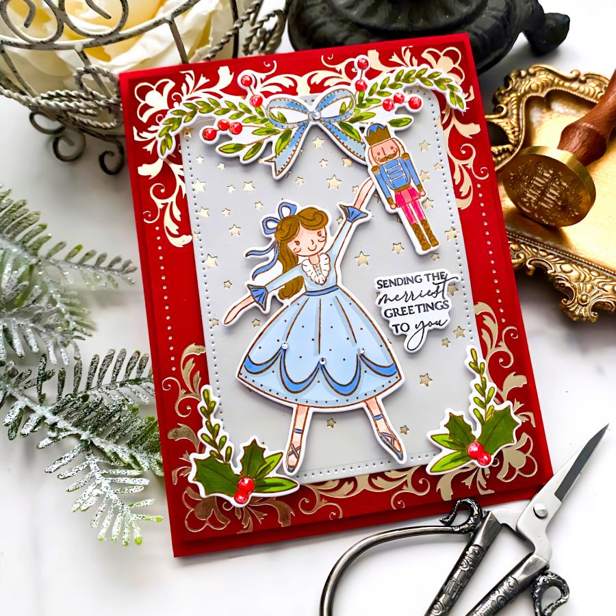 Merry Motifs Hot Foil Plate