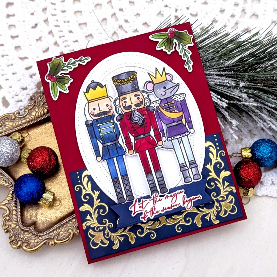 Merry Motifs Hot Foil Plate