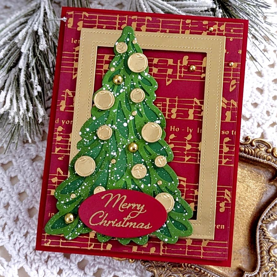 Silent Night Hot Foil Plate