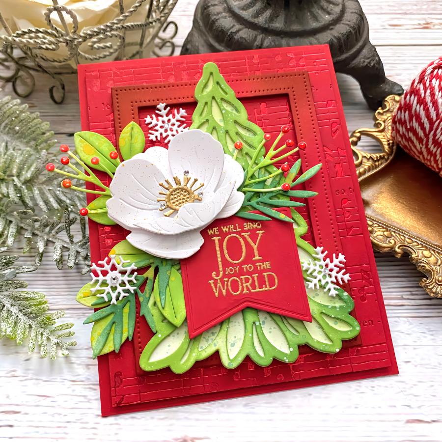 Silent Night Hot Foil Plate