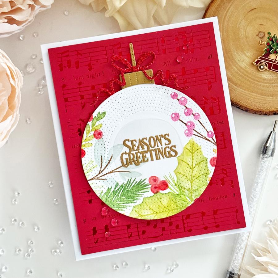 Silent Night Hot Foil Plate