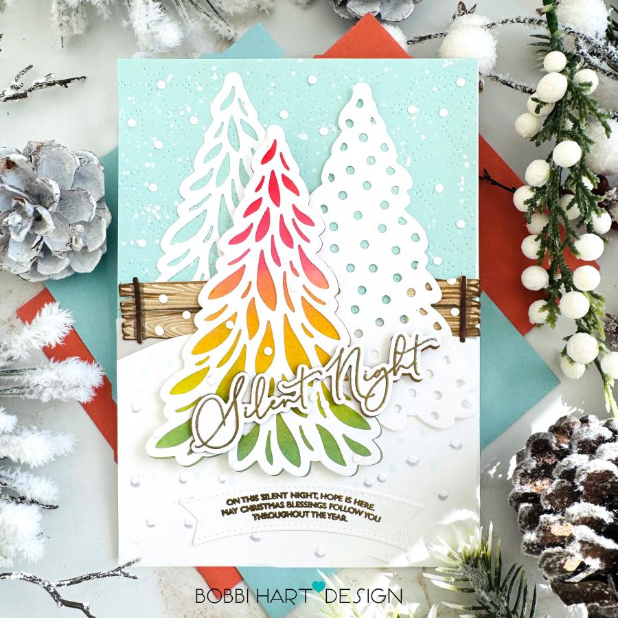 Silent Night Hot Foil Plate