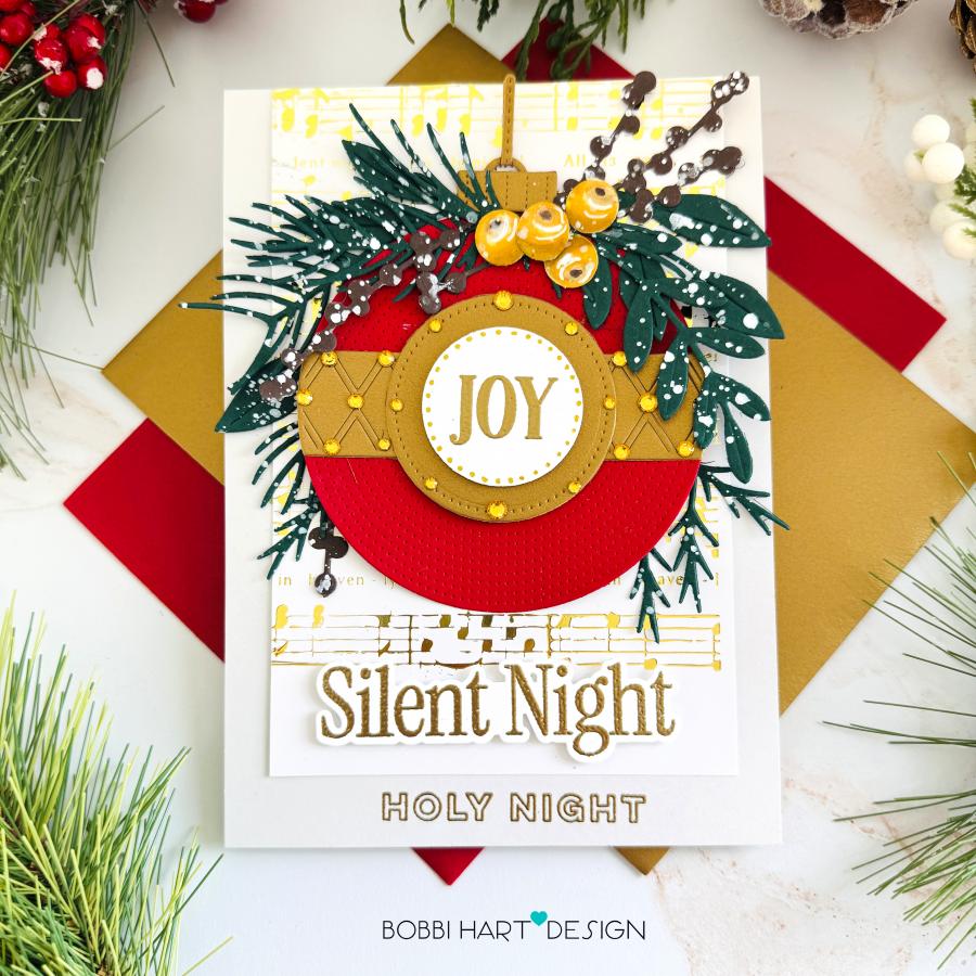 Silent Night Hot Foil Plate