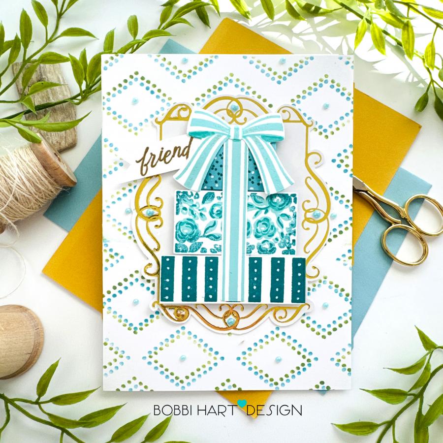 Filigree Frame Hot Foil Plate