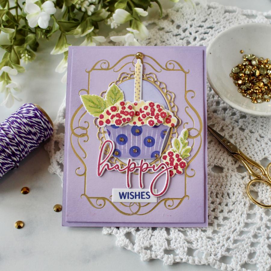 Filigree Frame Hot Foil Plate