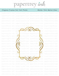 Filigree Frame Hot Foil Plate