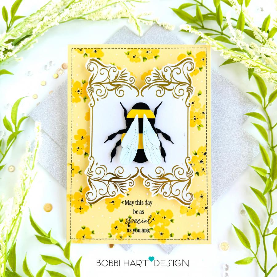 Regal Flourish Frame Hot Foil Plate
