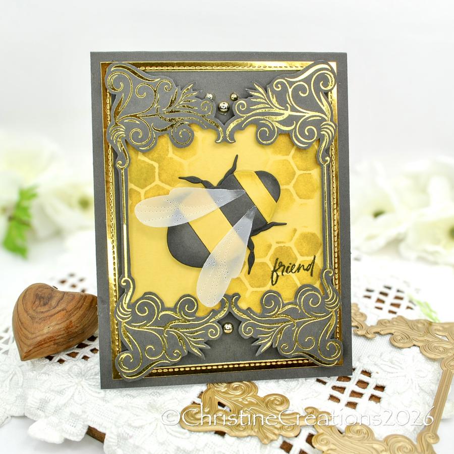 Regal Flourish Frame Hot Foil Plate