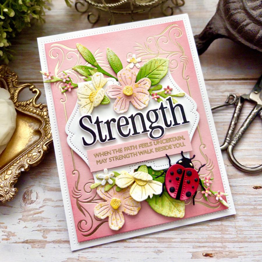 Regal Flourish Frame Hot Foil Plate
