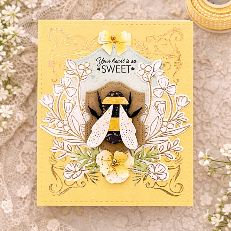 Regal Flourish Frame Hot Foil Plate