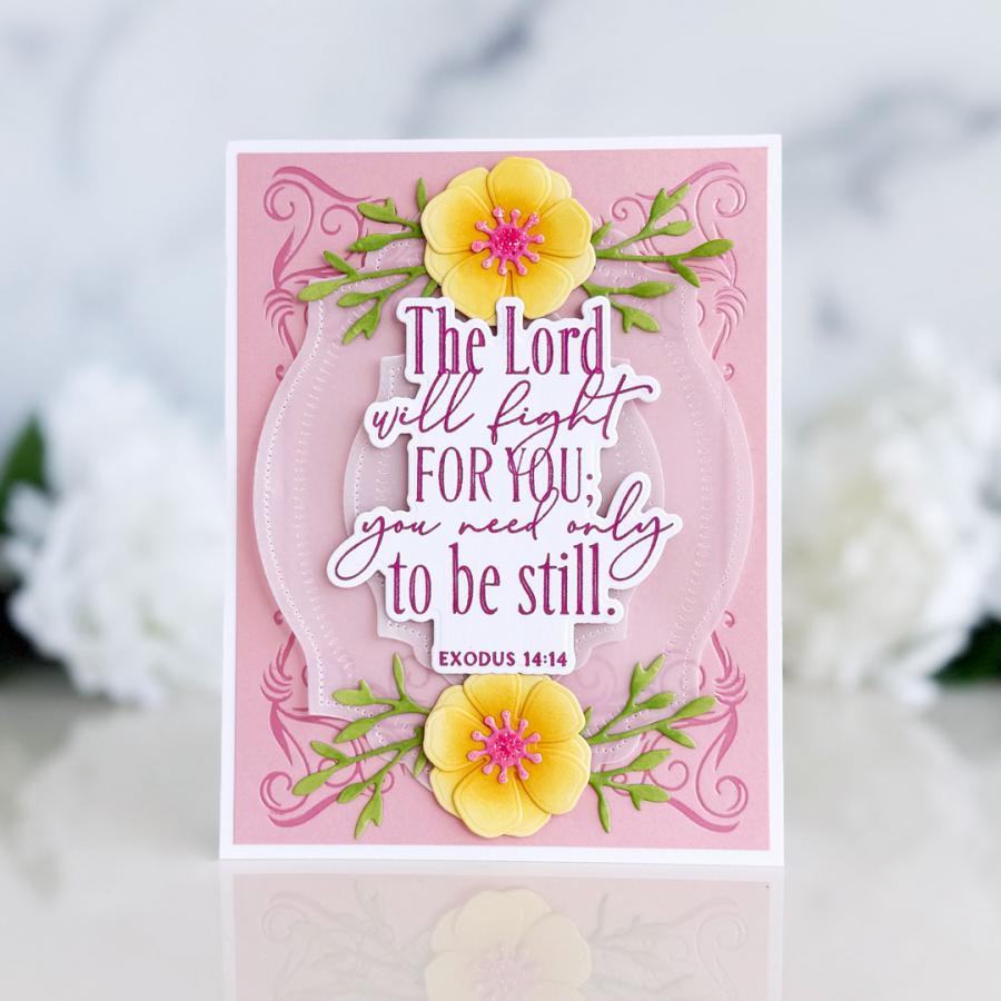 Regal Flourish Frame Hot Foil Plate