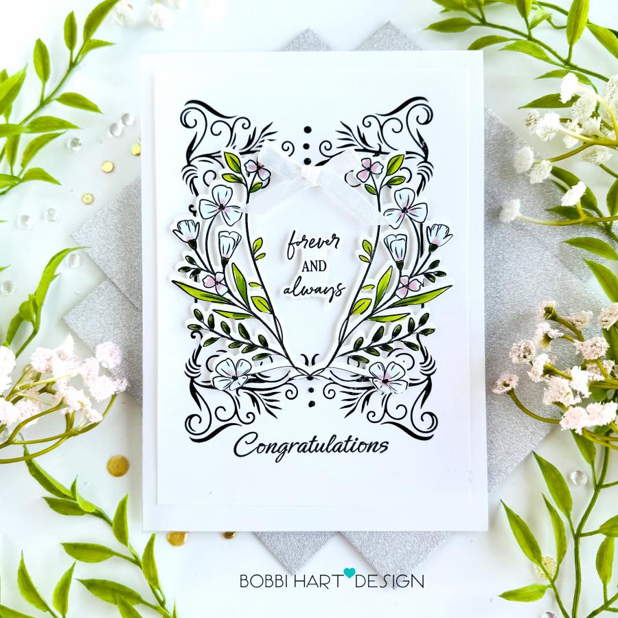 Regal Flourish Frame Hot Foil Plate