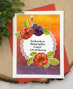 Script Background Stencil Collection (set of 2)