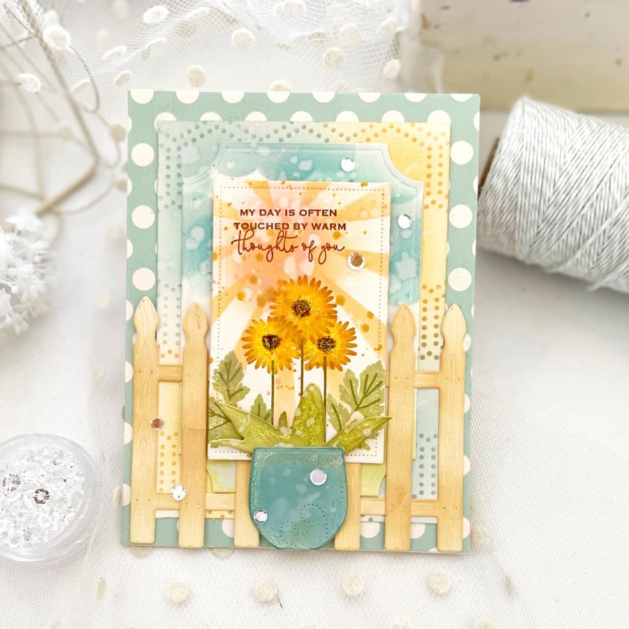 Dotted Hexagon Stencil Collection (set of 2)