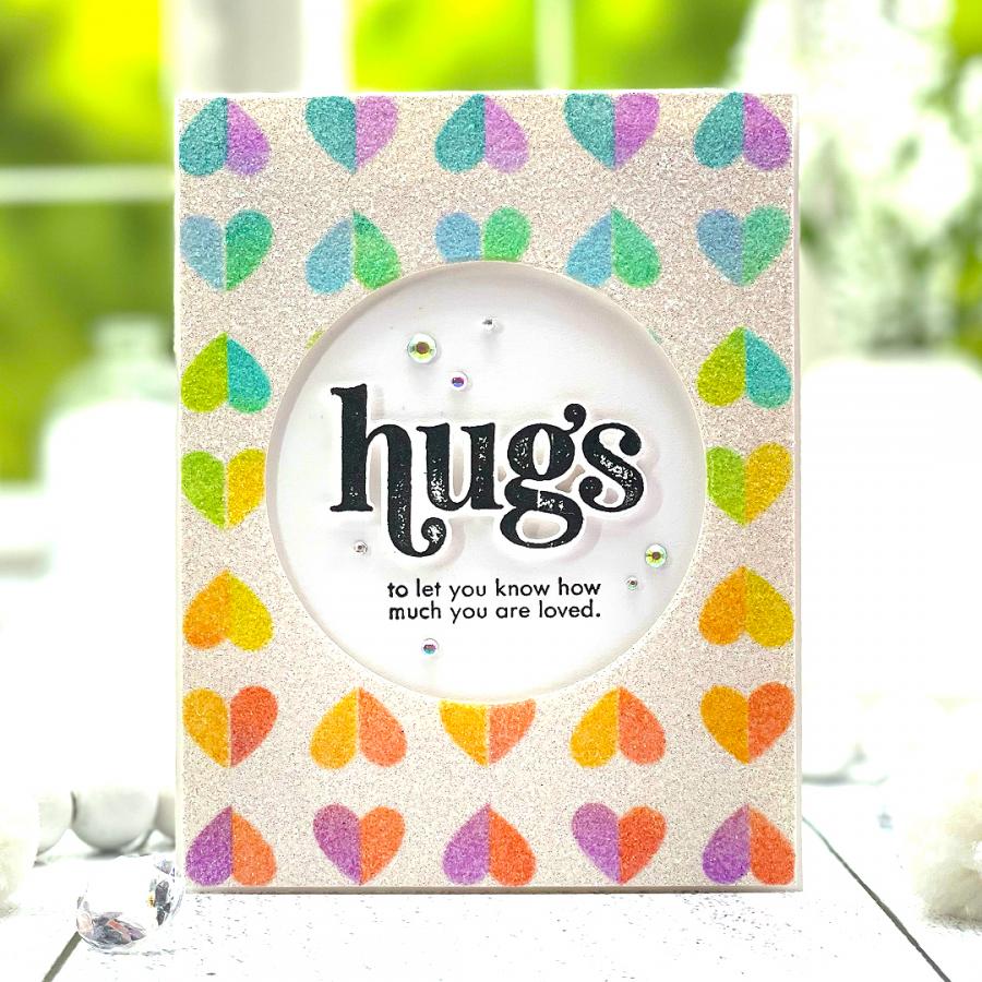 Happy Hearts Stencil Collection (set of 2)