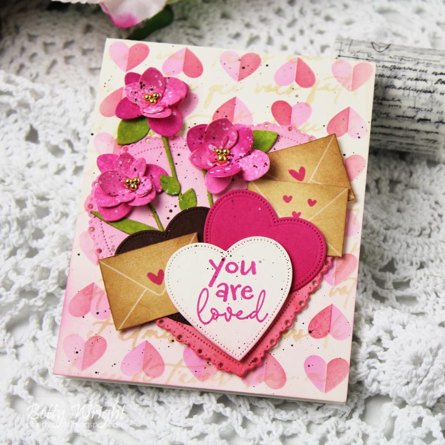 Happy Hearts Stencil Collection (set of 2)