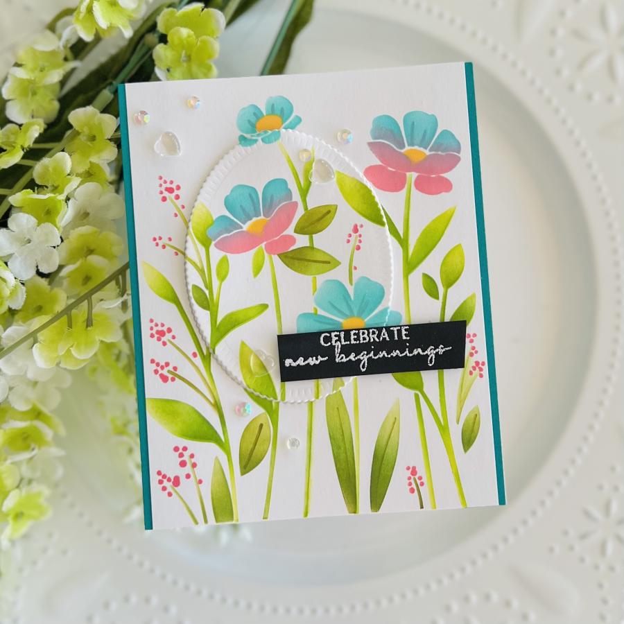 Wild Blooms Stencil Collection (set of 6)