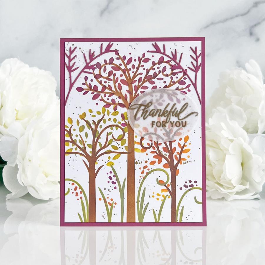 Delicate Trees Stencil Collection (set of 10)