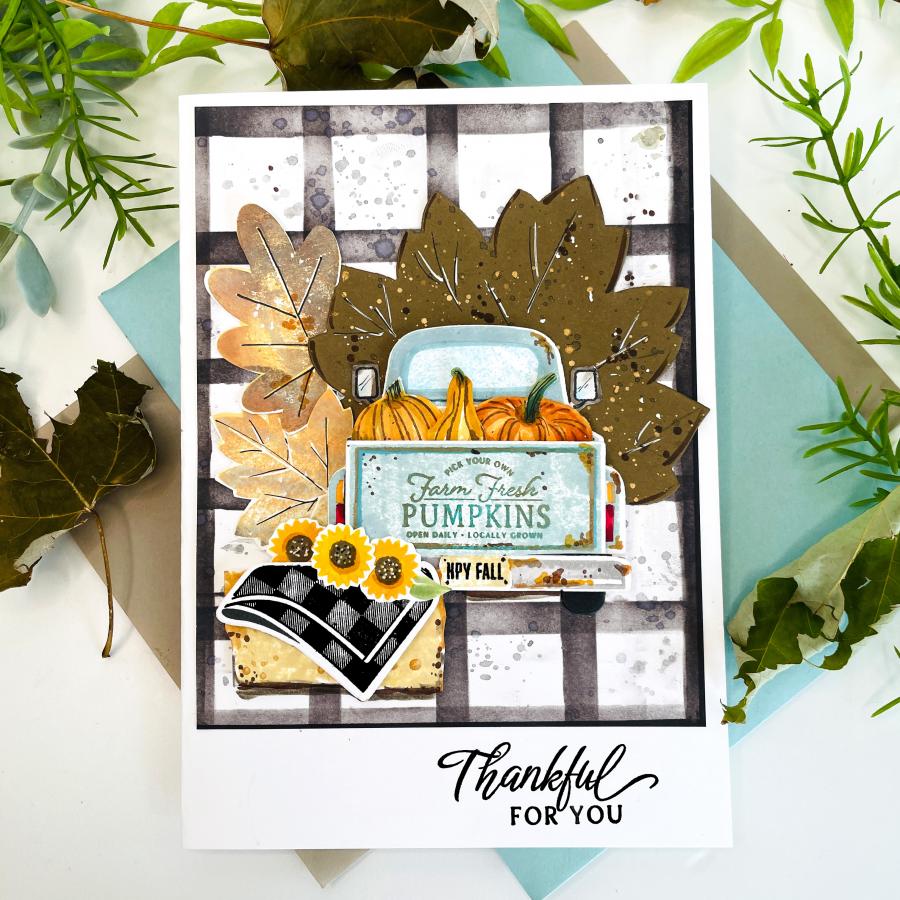 Watercolor Plaid Stencil Collection (set of 4)