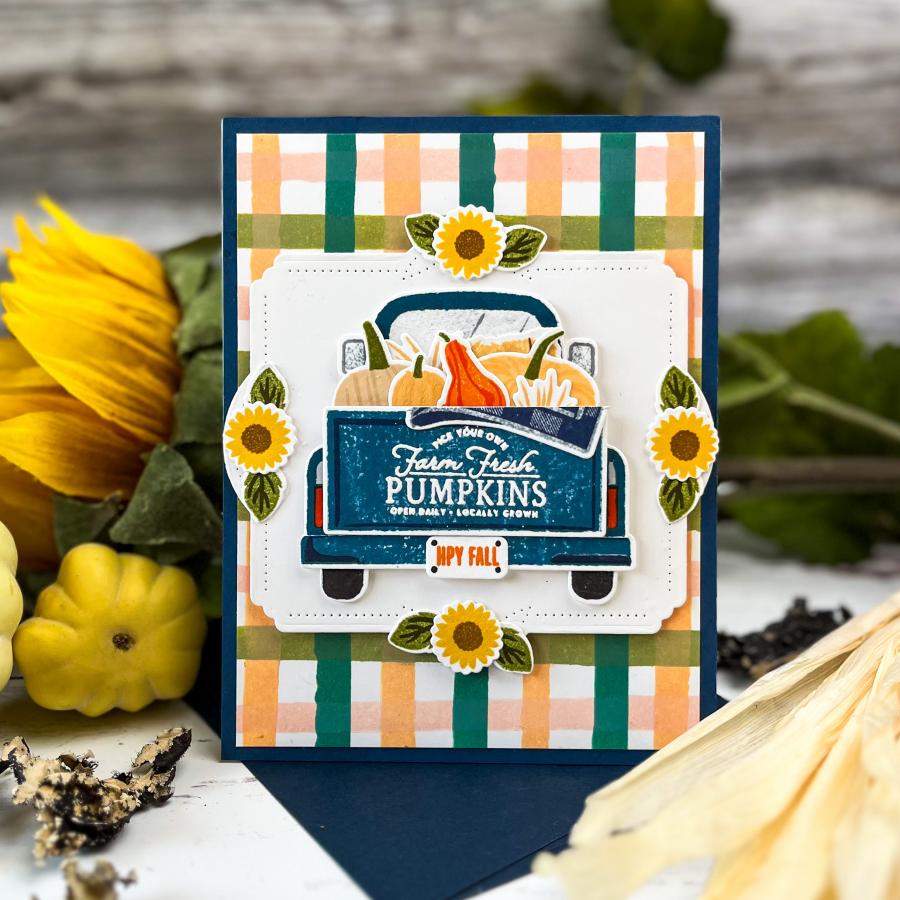 Watercolor Plaid Stencil Collection (set of 4)