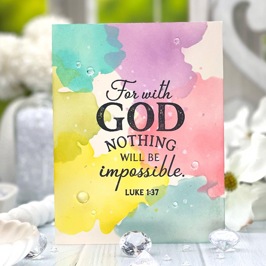 Watercolor Wonderful Stencil Collection (set of 3)