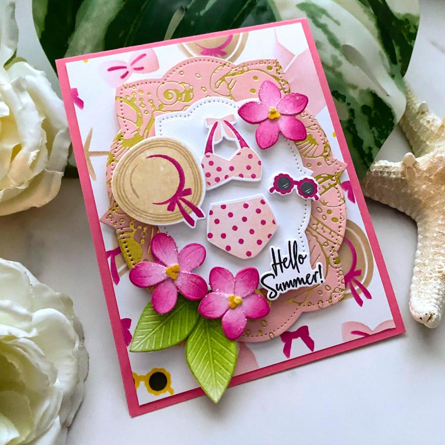 Suited for Summer Stencil Collection (set of 5)