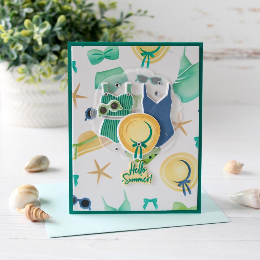 Suited for Summer Stencil Collection (set of 5)