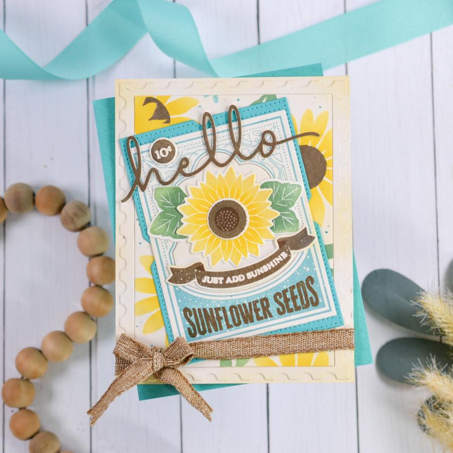 Sunflower Garden Stencil Collection (set of 6)