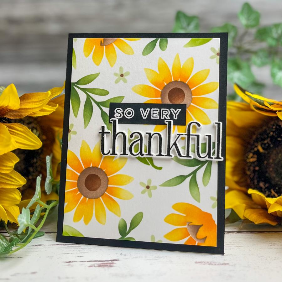 Sunflower Garden Stencil Collection (set of 6)