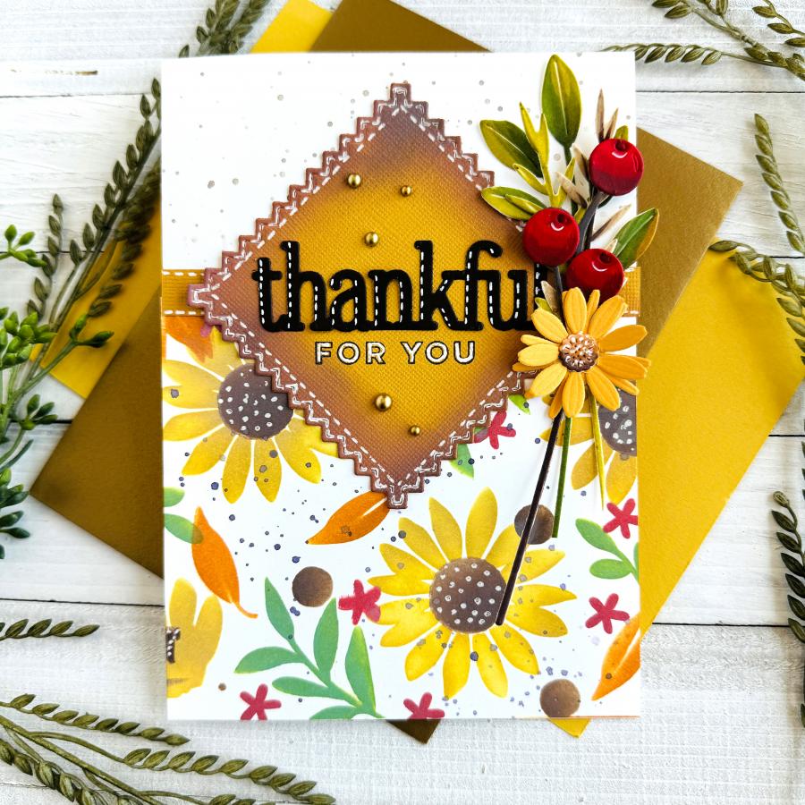 Sunflower Garden Stencil Collection (set of 6)