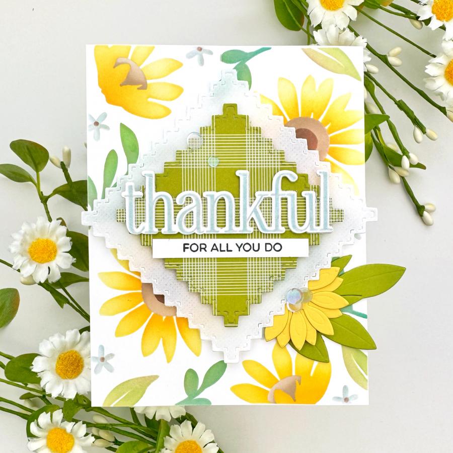 Sunflower Garden Stencil Collection (set of 6)