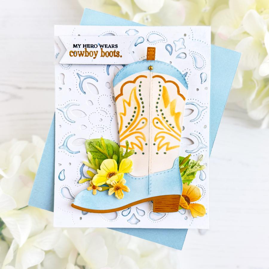In Stitches: Cowboy Boot Stencil Collection (set of 3)