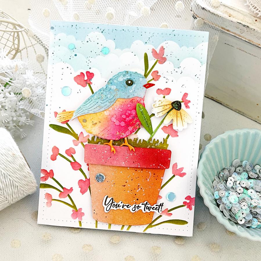 Wandering Petals Stencil Collection (set of 2)