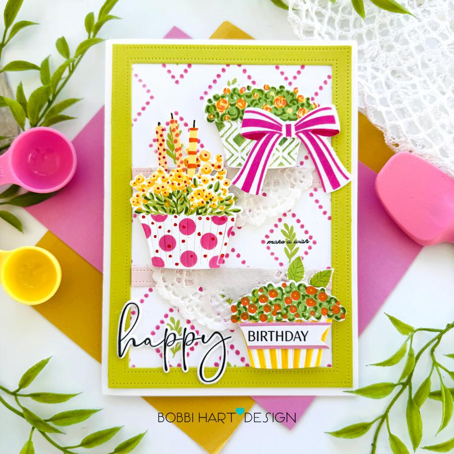 Dotted Diamonds Stencil Collection (set of 3)